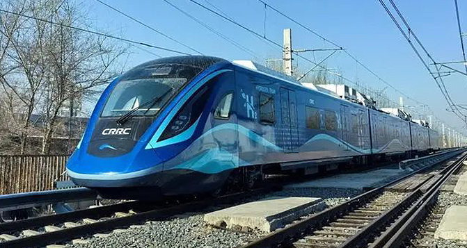 我國(guó)自主研制首列氫能源市域列車(chē)成功試跑