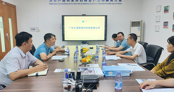 東莞市工信局、市倍增辦領(lǐng)導(dǎo)一行蒞臨貝洛新材參觀指導(dǎo)